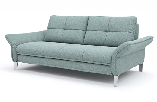 3-Sitzer Sofa mit blauem Stoff • Reso Möbel