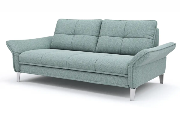  3-Sitzer Sofa mit blauem Stoff • Reso Möbel
