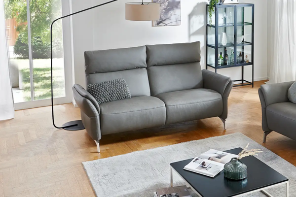   Sofa 2-Sitzer echt Leder • Reso Möbel