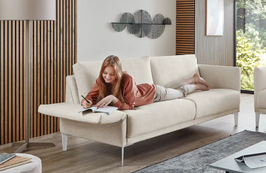 2,5-Sitzer Sofa Stoff • Reso Möbel
