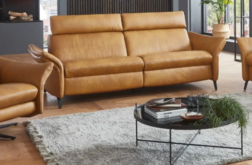 3-Sitzer Sofa echt Leder • Reso Möbel
